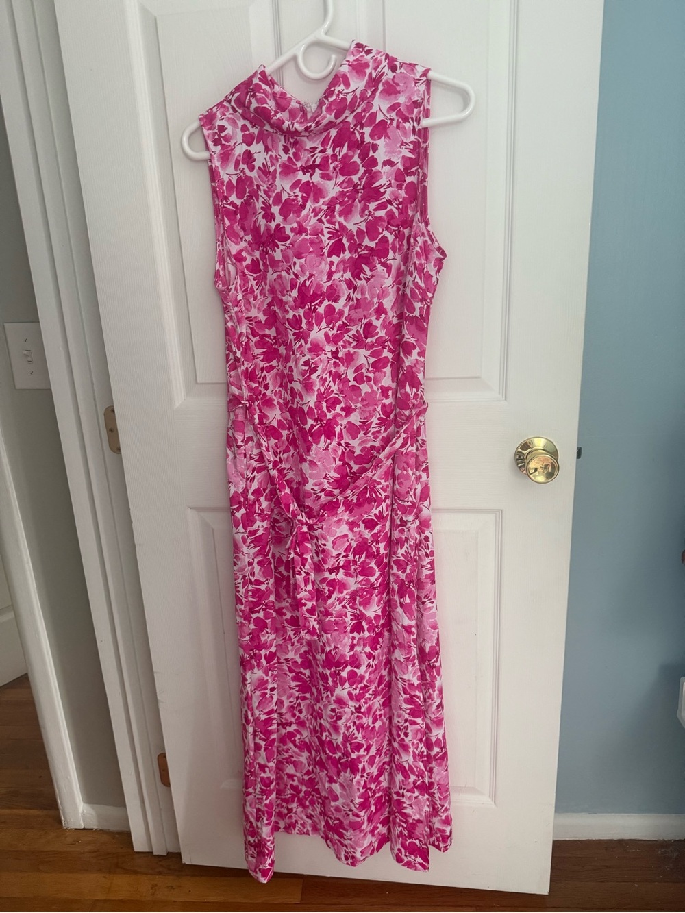 Vince Camuto Pink Floral Sleeveless Maxi Dress